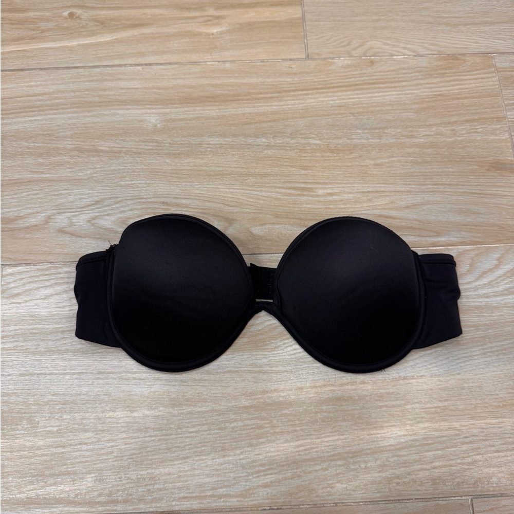 Black Strapless Bra 36B